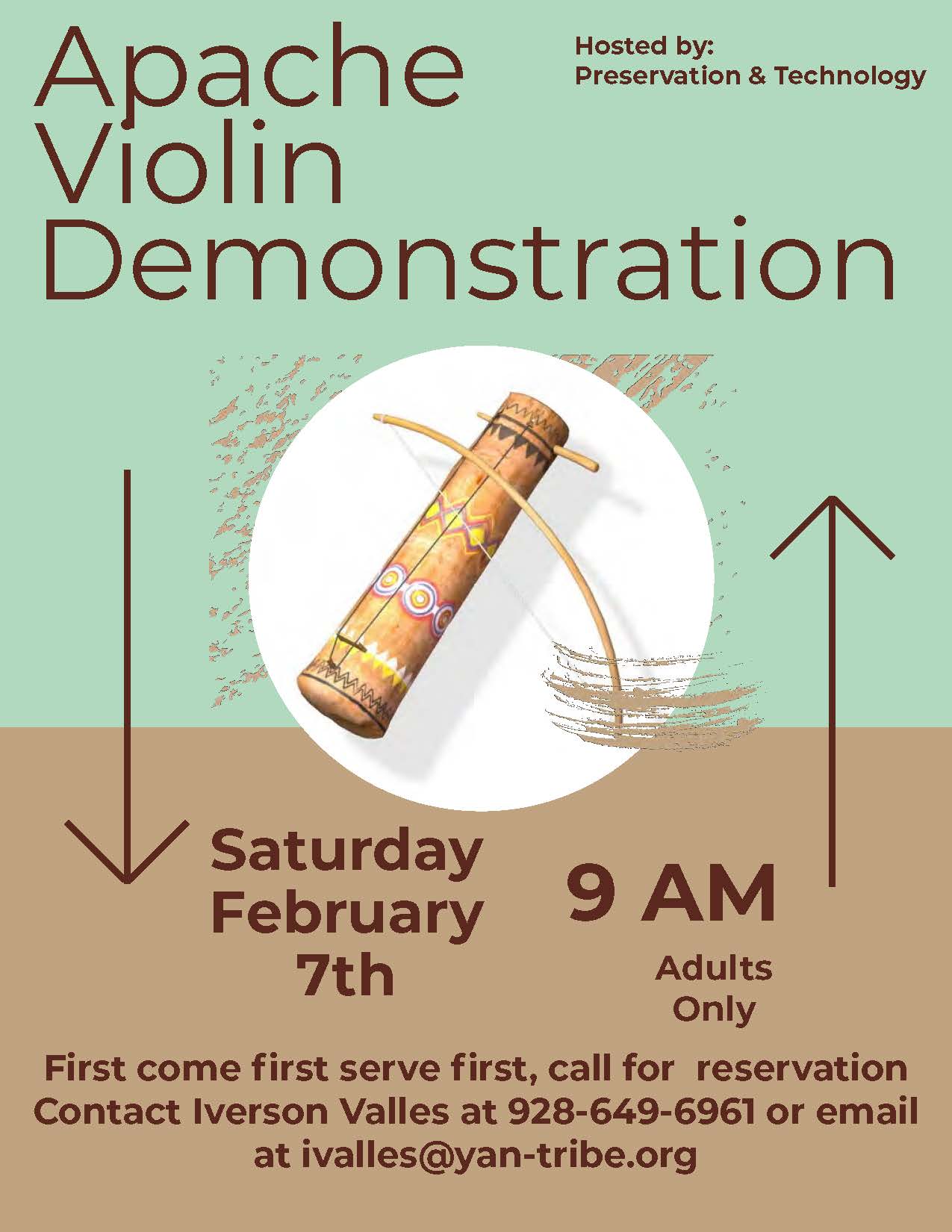 Apache Violin Demonstration – YAN Community Invitation – Yavapai-Apache ...