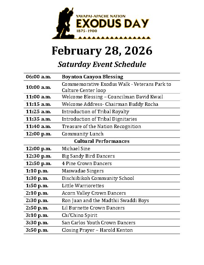 Exodus Day 2026 Event Schedule Preview