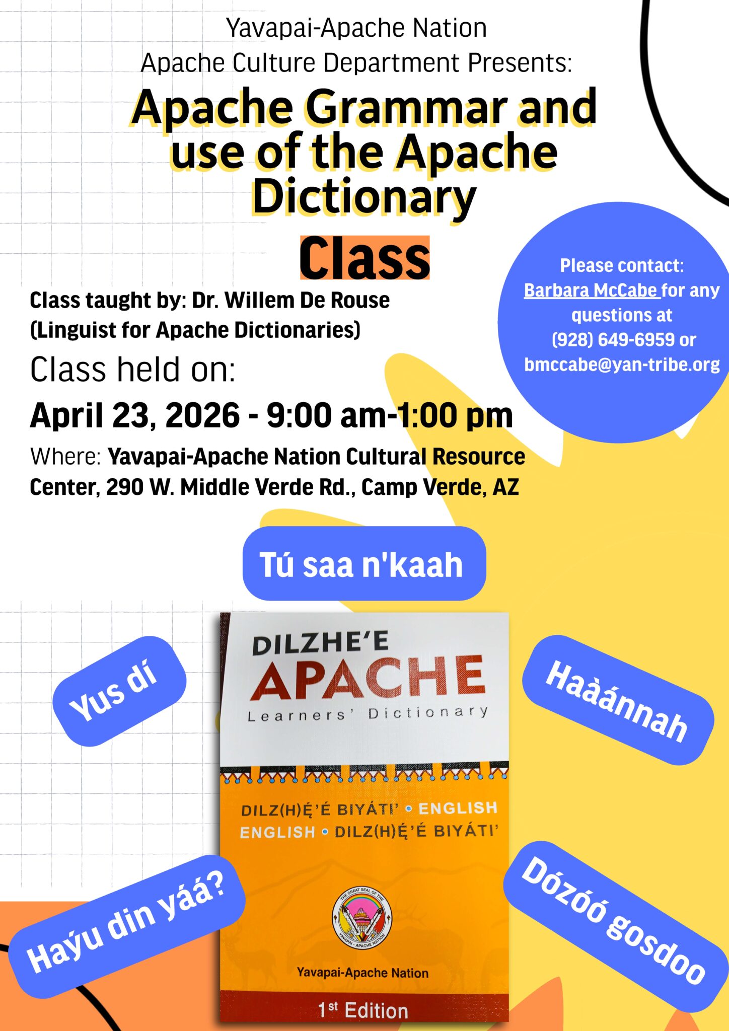 Apache Grammar & Use of the Apache Dictionary Class – Yavapai-Apache Nation