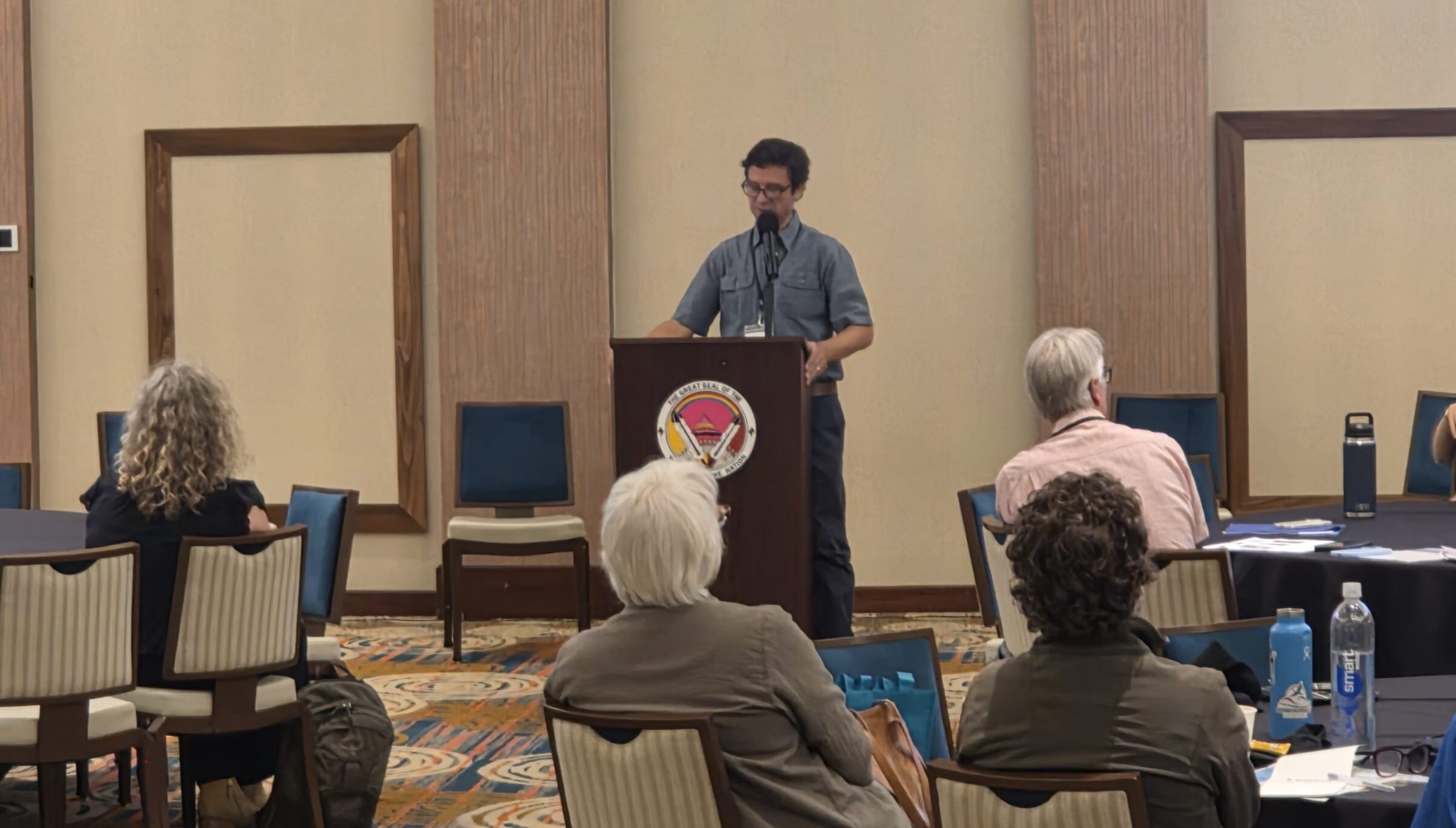 Dr. Maurice Crandall presenting at the State of the Verde Watershed Conference